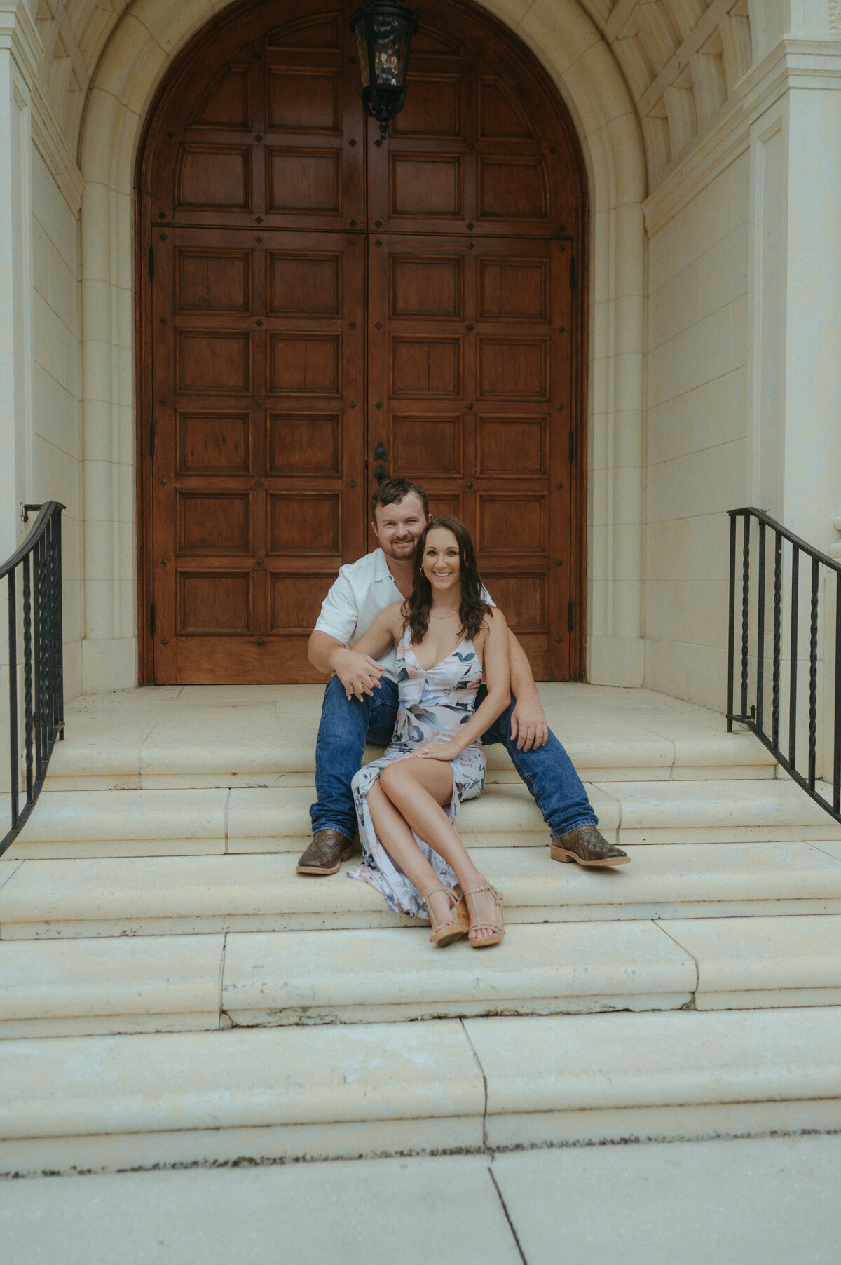 unique outdoor engagement photos
