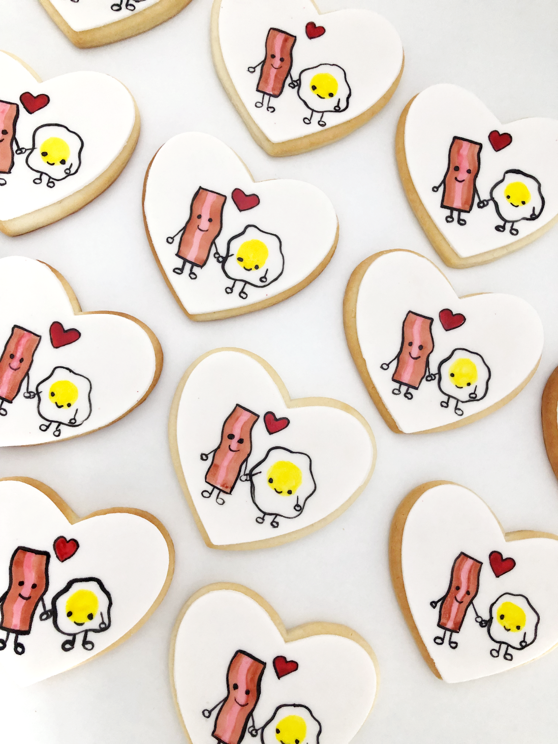 Whippt Desserts - Valentines Egg & Bacon Cookies