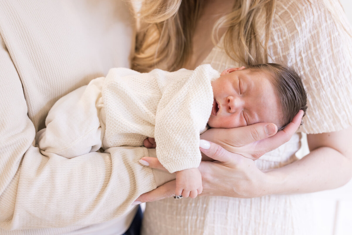 in home newborn photo