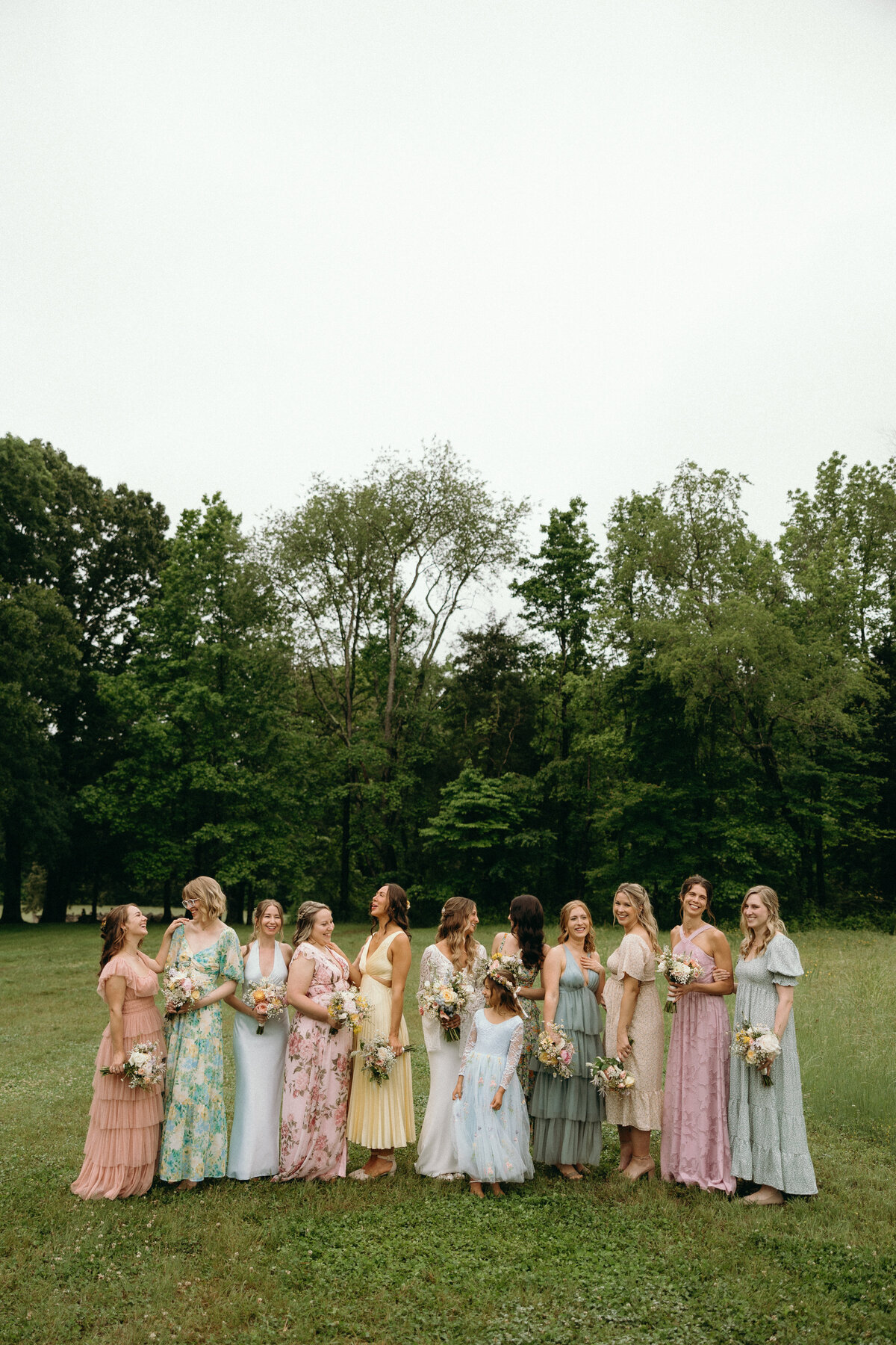 Bridal Party Portraits by Richmond VA Wedding Photographer