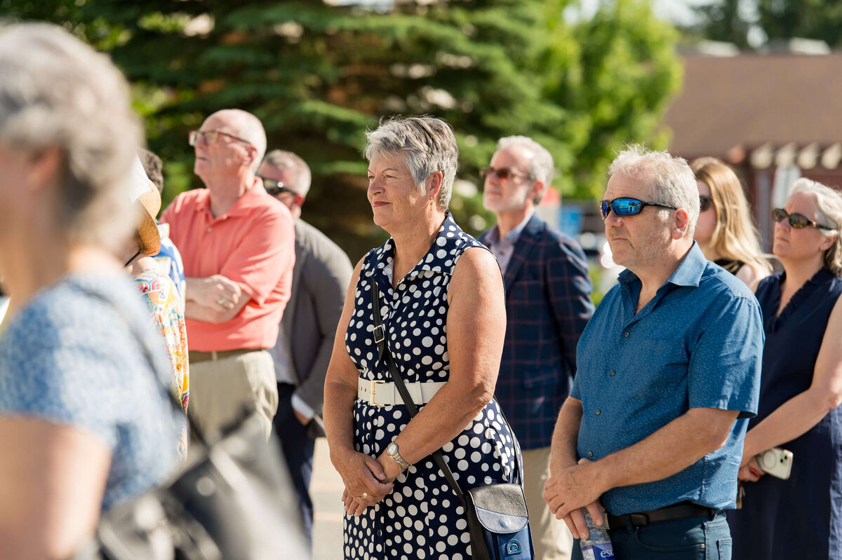 Ottawa event photos showing guests listening to speakers during the KDH CT Suite grand opening.  Captured by JEMMAN Photography COMMERCIAL