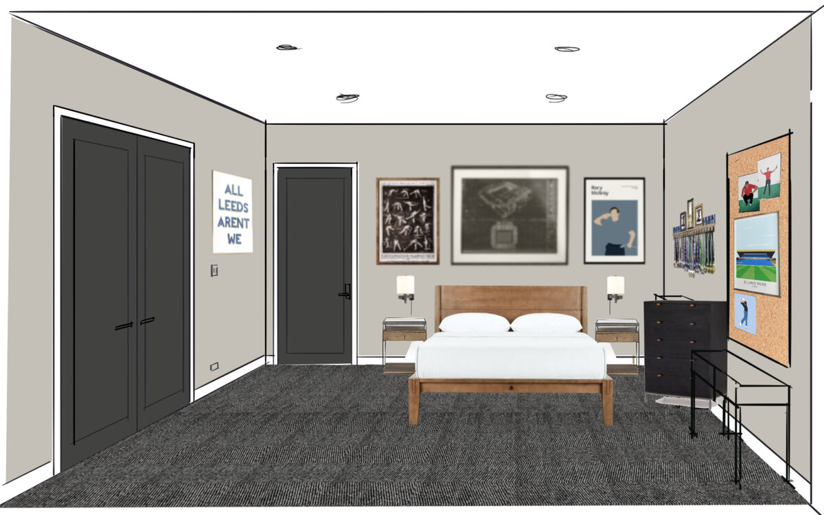 Luke Bedroom Mindful Grey