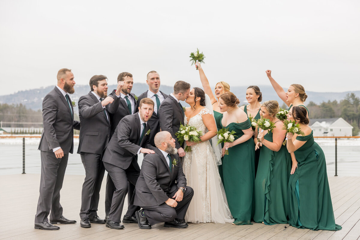 boston wedding photographer owls nest new hamsphire winter wedding