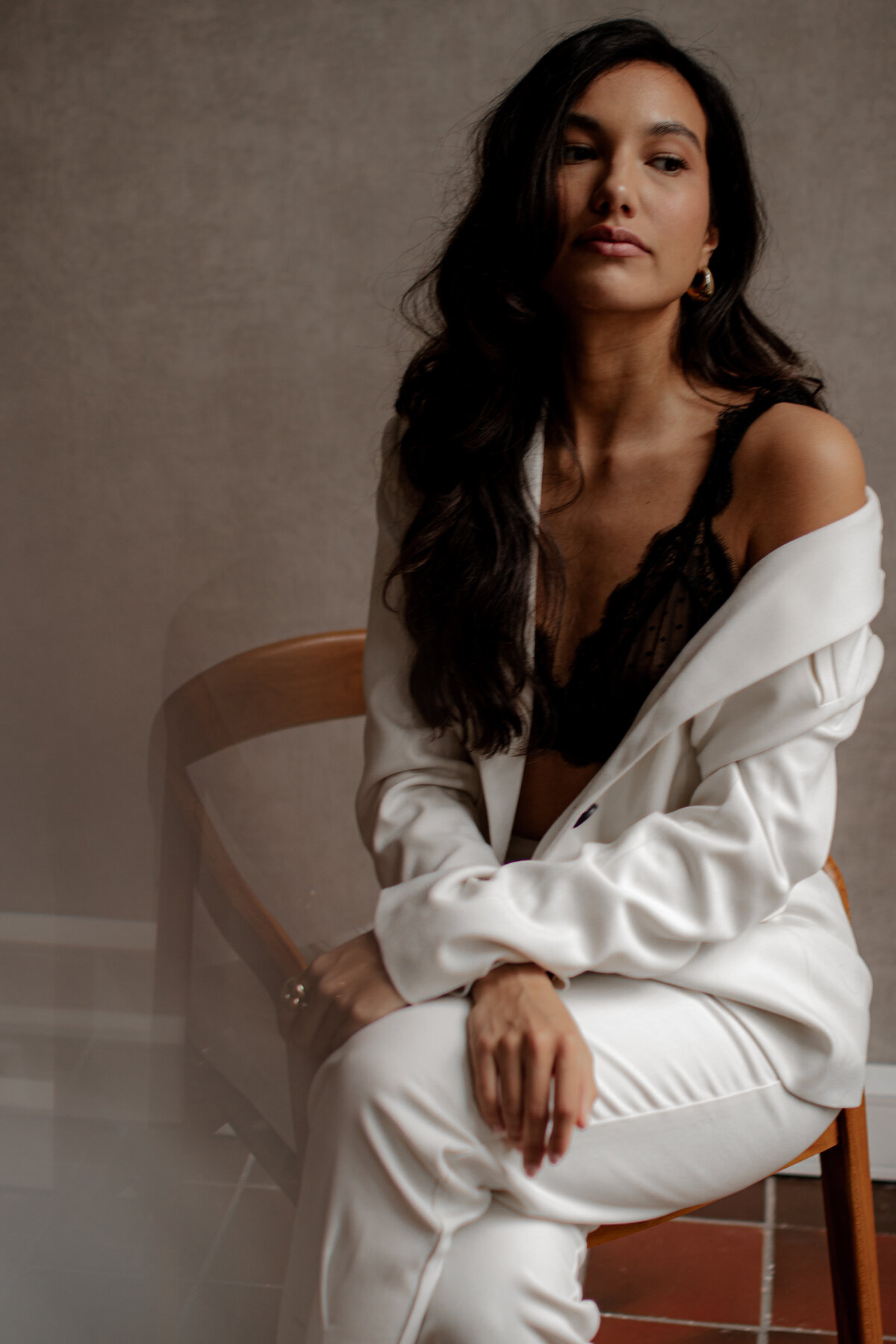 Artistic fine art portrait exuding sophistication and strength