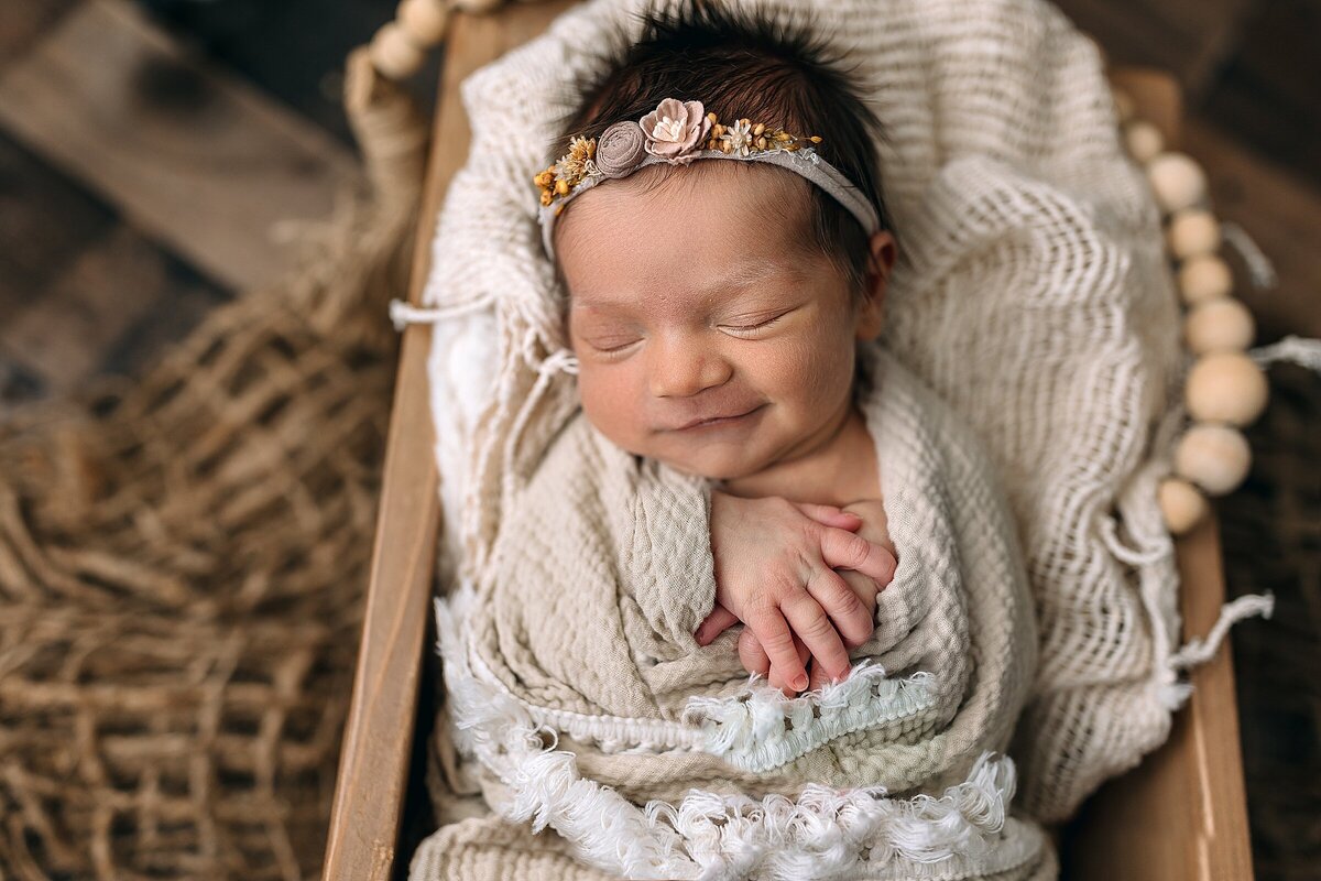 Posed newborn photography by Be Thou My Vision Photography