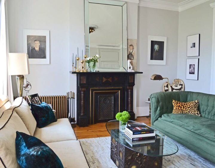 Deco Redux mid-century modern living room