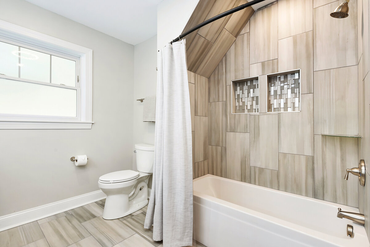 Professionally staged bathroom designed to maximize home value and buyer appeal