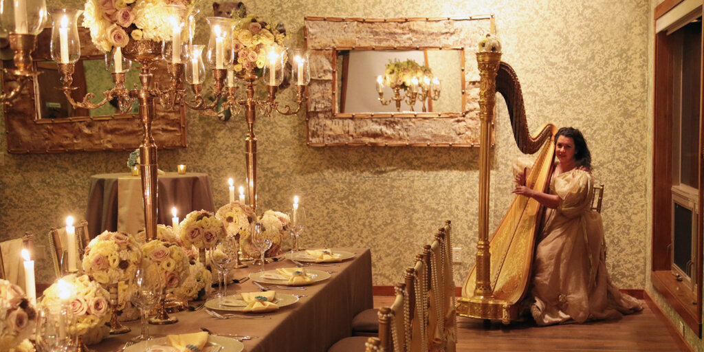 Harp Angel - Harpist, classical wedding musician based in Calgary, BC. Featured on the Brontë Bride Vendor Guide.