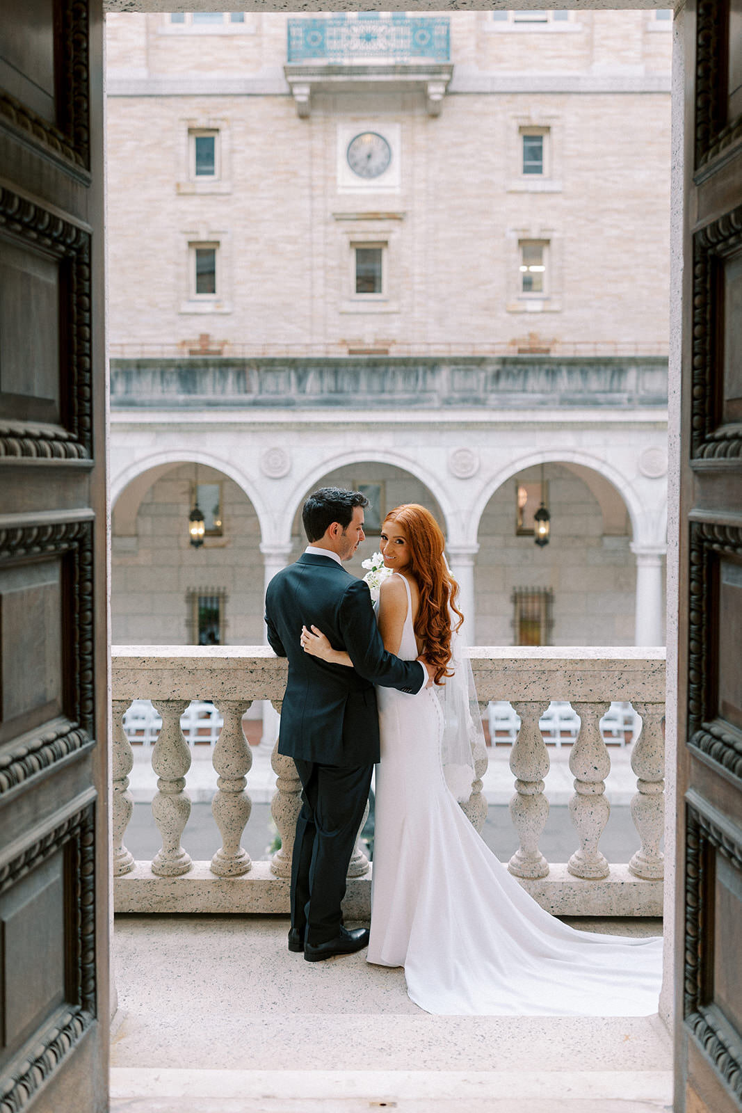 Boston Public Library Wedding-Halie Child Photography-99