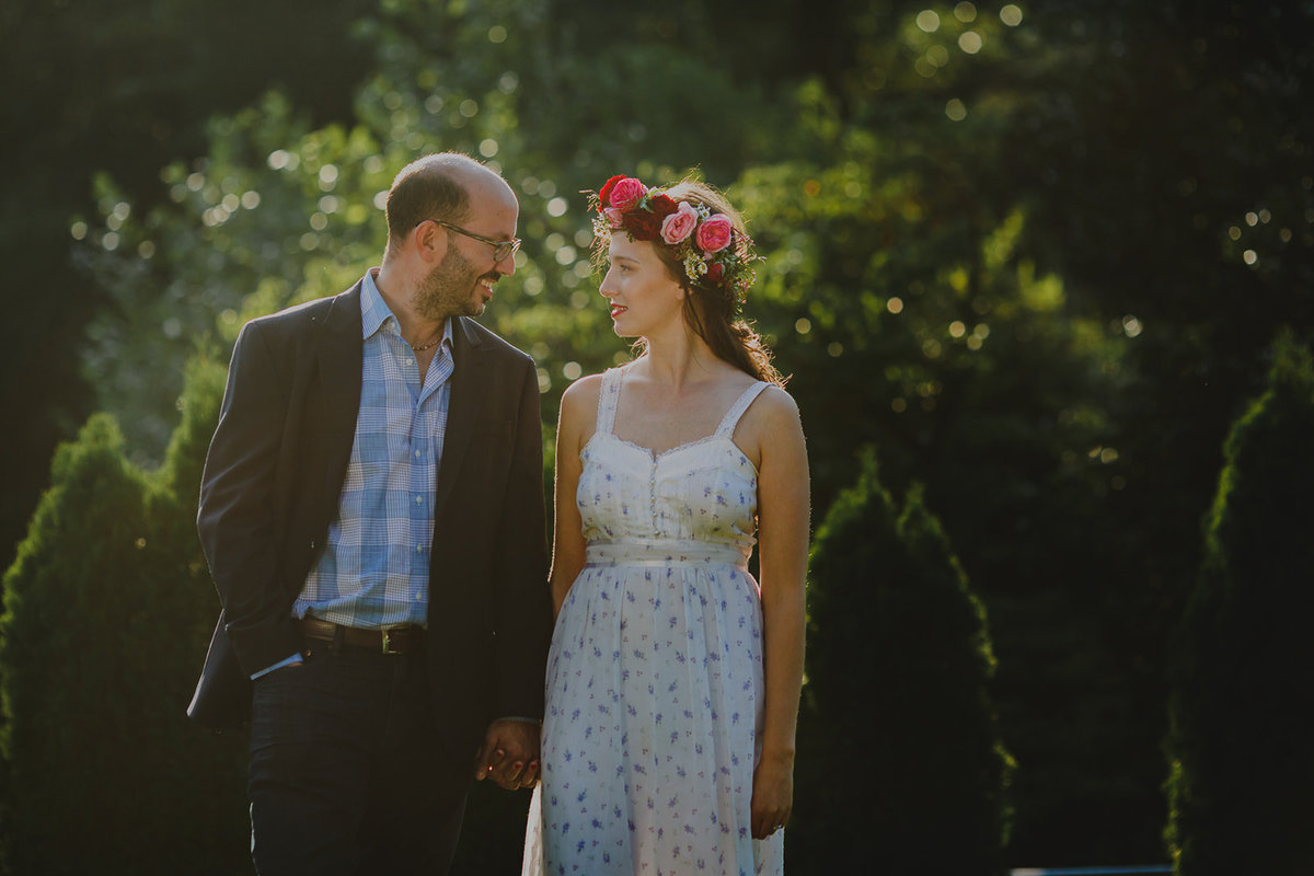 2_Outdoor_Couple_Engagement_Sunset_Boho_Dress_Flower_Crown