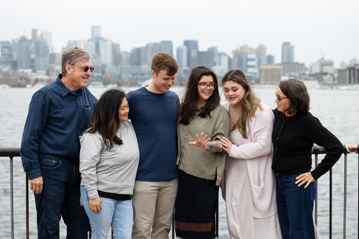 Surprise Seattle wedding Proposal, engagement photography Gas Works Park- 7