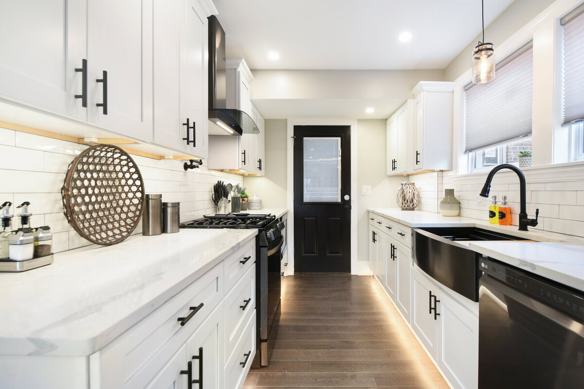 Professionally staged kitchen designed to maximize home value and buyer appeal