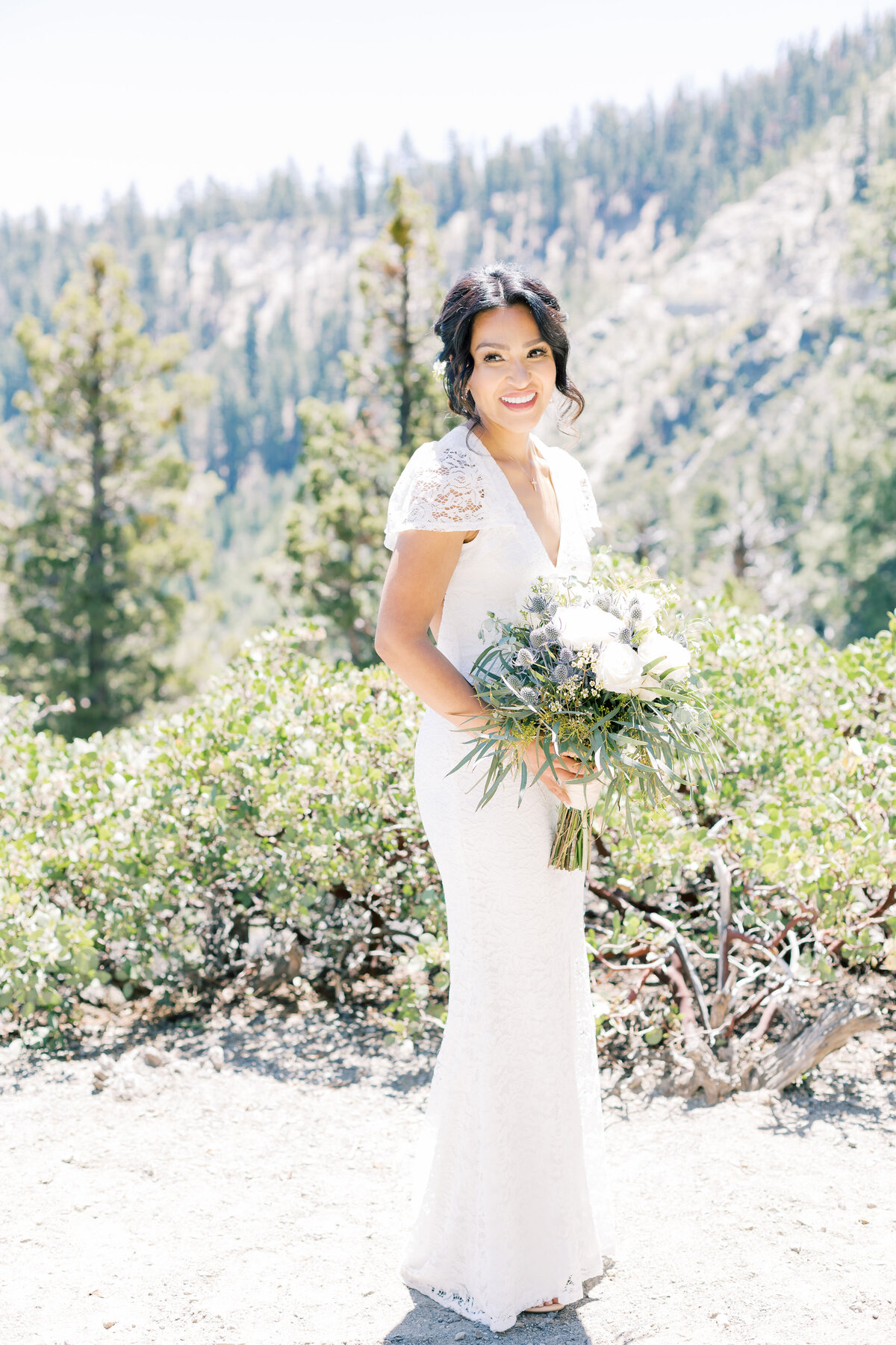 Lake Tahoe Mountaintop Elopement - 4