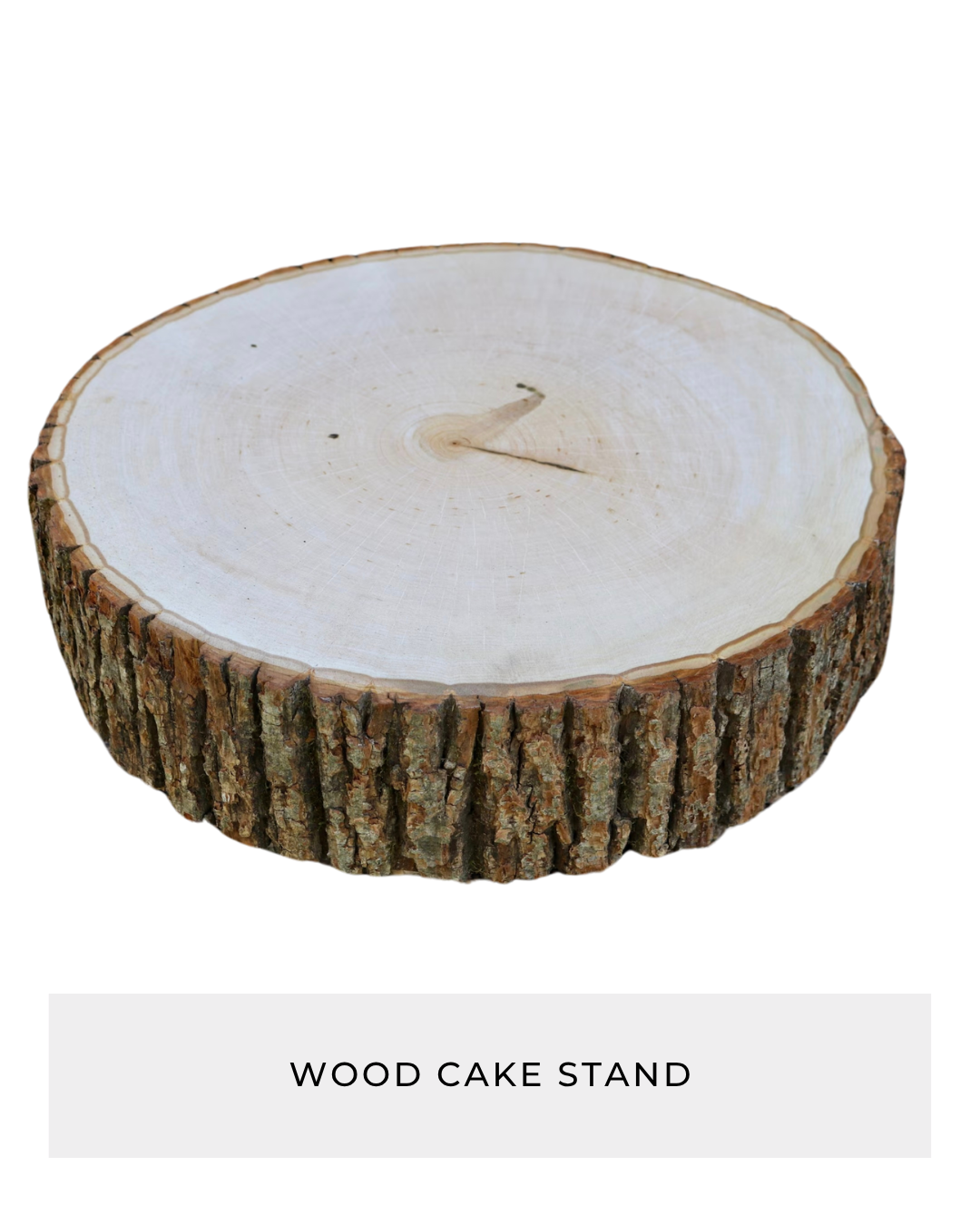 Wood Cake Stand