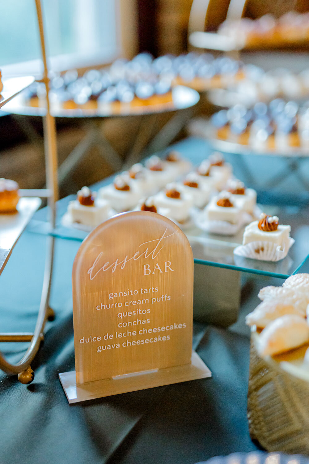 Dessert table in a wedding