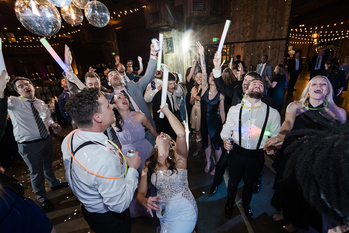 Epic wedding dancing bride and groom