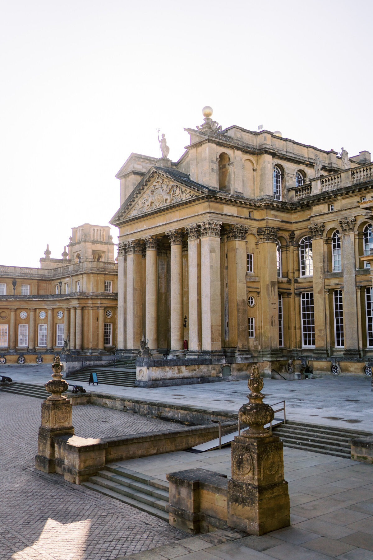 a view of Blenheim Palace
