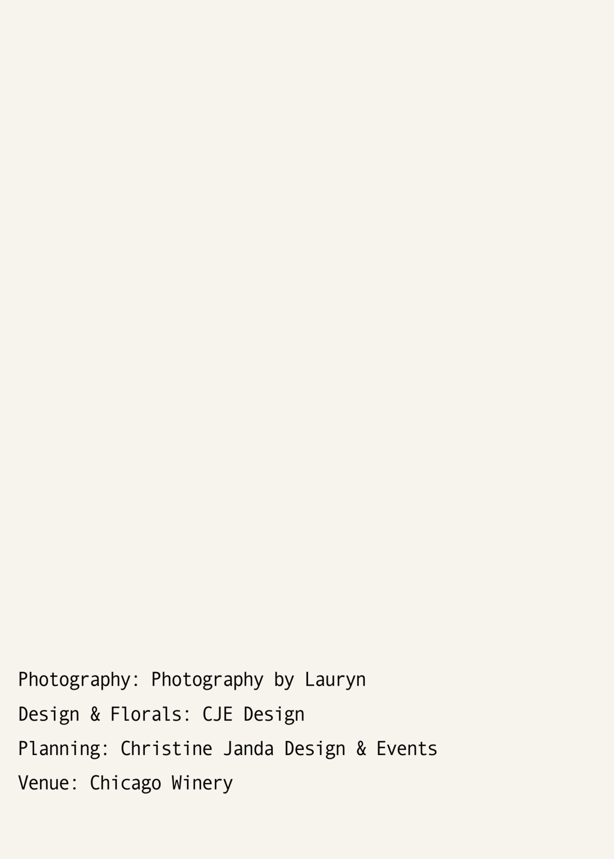 full service wedding luxury chicago vendors