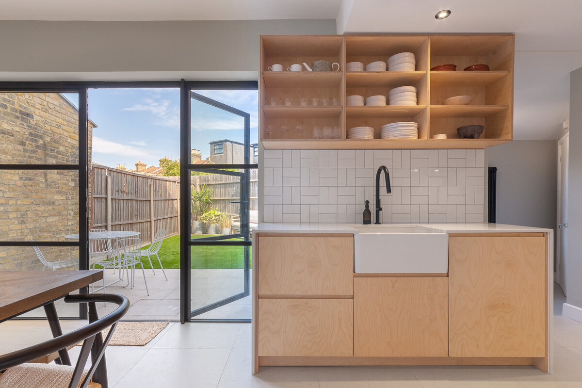 London plywood kitchens design