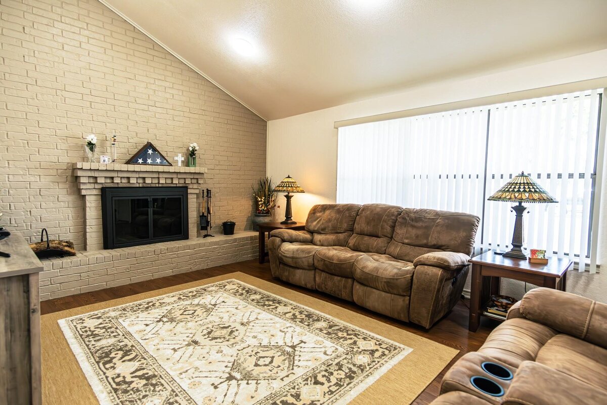 Charming 3 Bedroom 2 Bath Home with Upgrades for sale in Bonham, TX. Living room photo