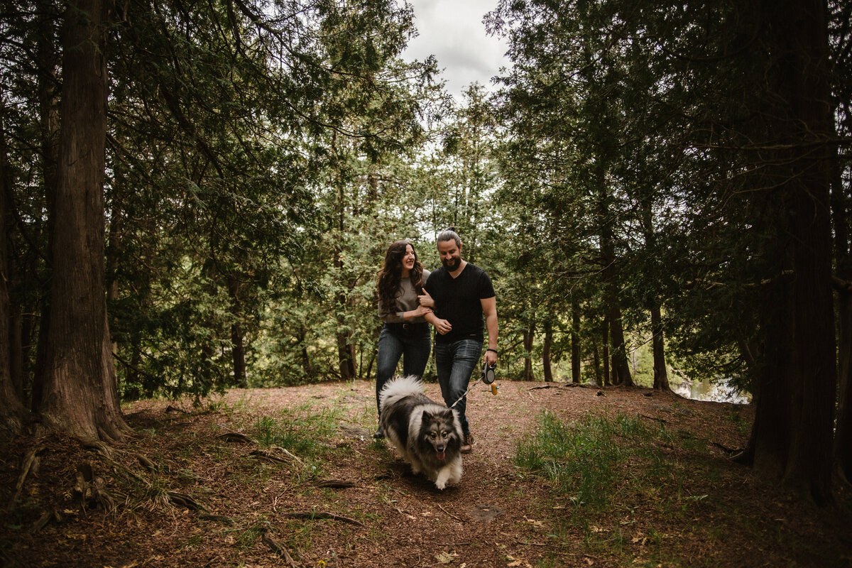 outdoors guelph engagement session