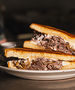 Prime Rib Dip Sandwich from Max Dales Steak and Chop House Restaurant in Mount Vernon