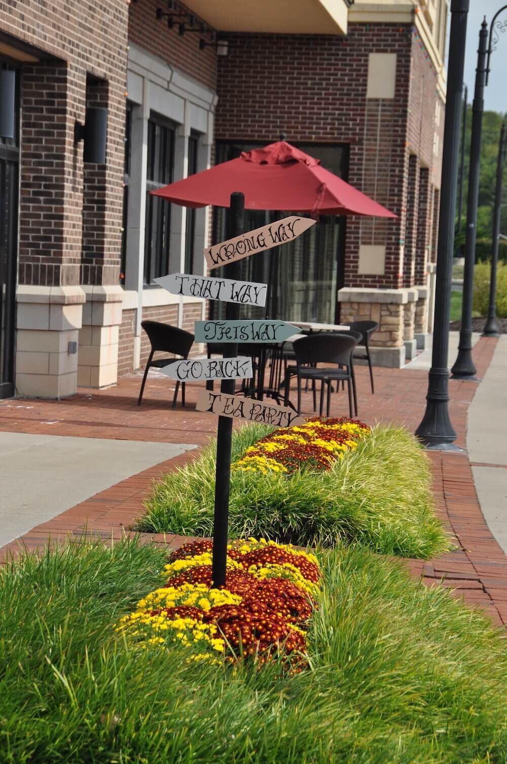Commercial landscape company project in Kansas City: seasonal flowers showcase