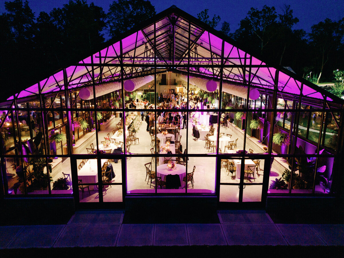 Conservatory at Evergreen Wedding Indianapolis Alison Mae PhotographyDJI_20240531213856_0049_D