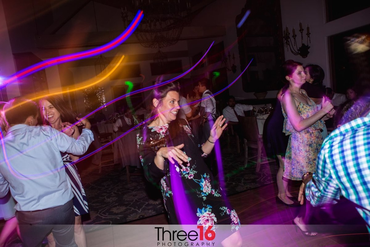 Dancing at a Vista Valley Country Club marriage reception