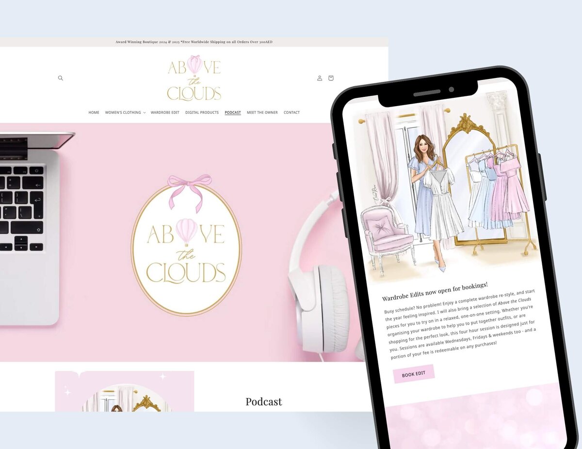 feminine brand design personal stylist22