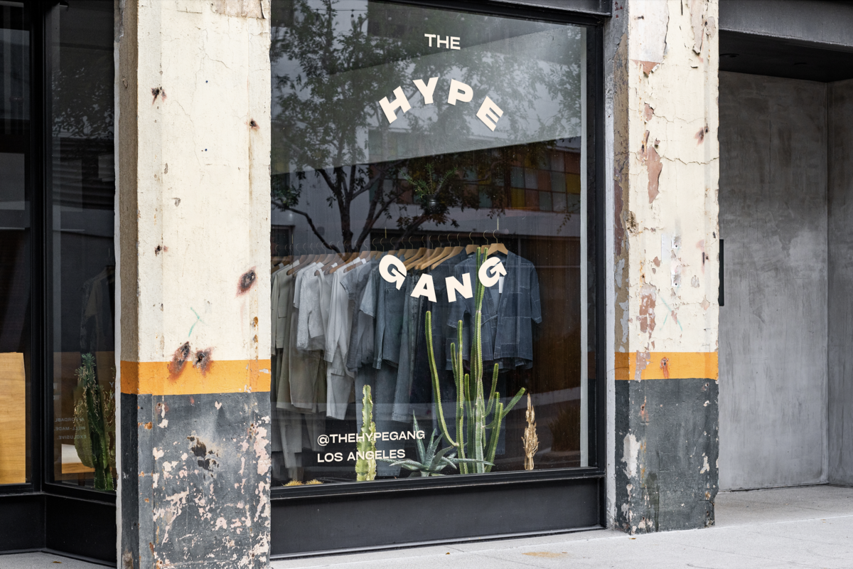 The Hype Gang canva brand identity for a cool and groovy apparel brand