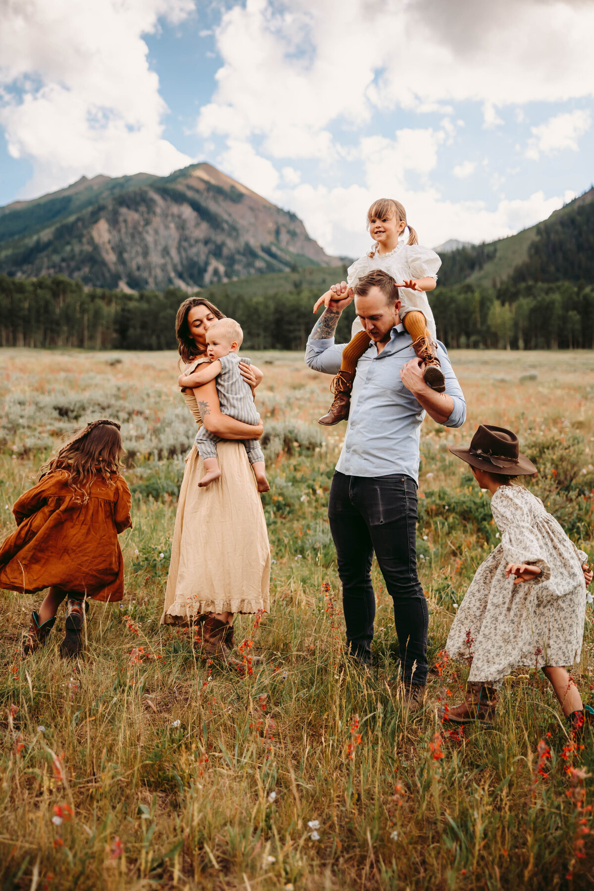 Family Photo in Telluride Colorado