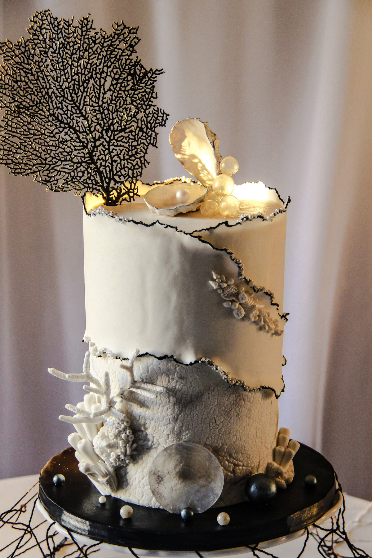 luxury black tie wedding unique theme coastal sea theme wedding planner nyc pearl ivy events