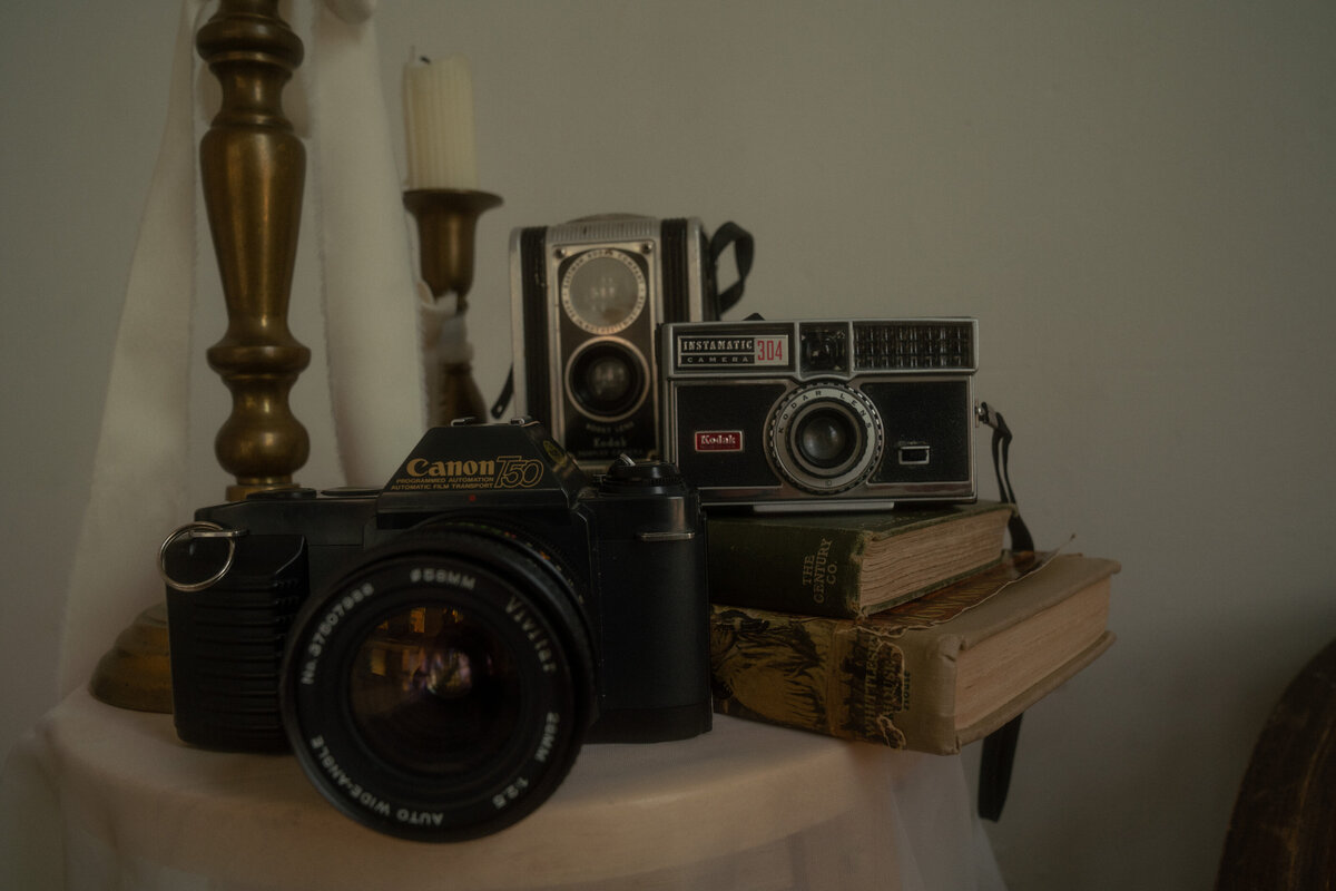 vintage film cameras