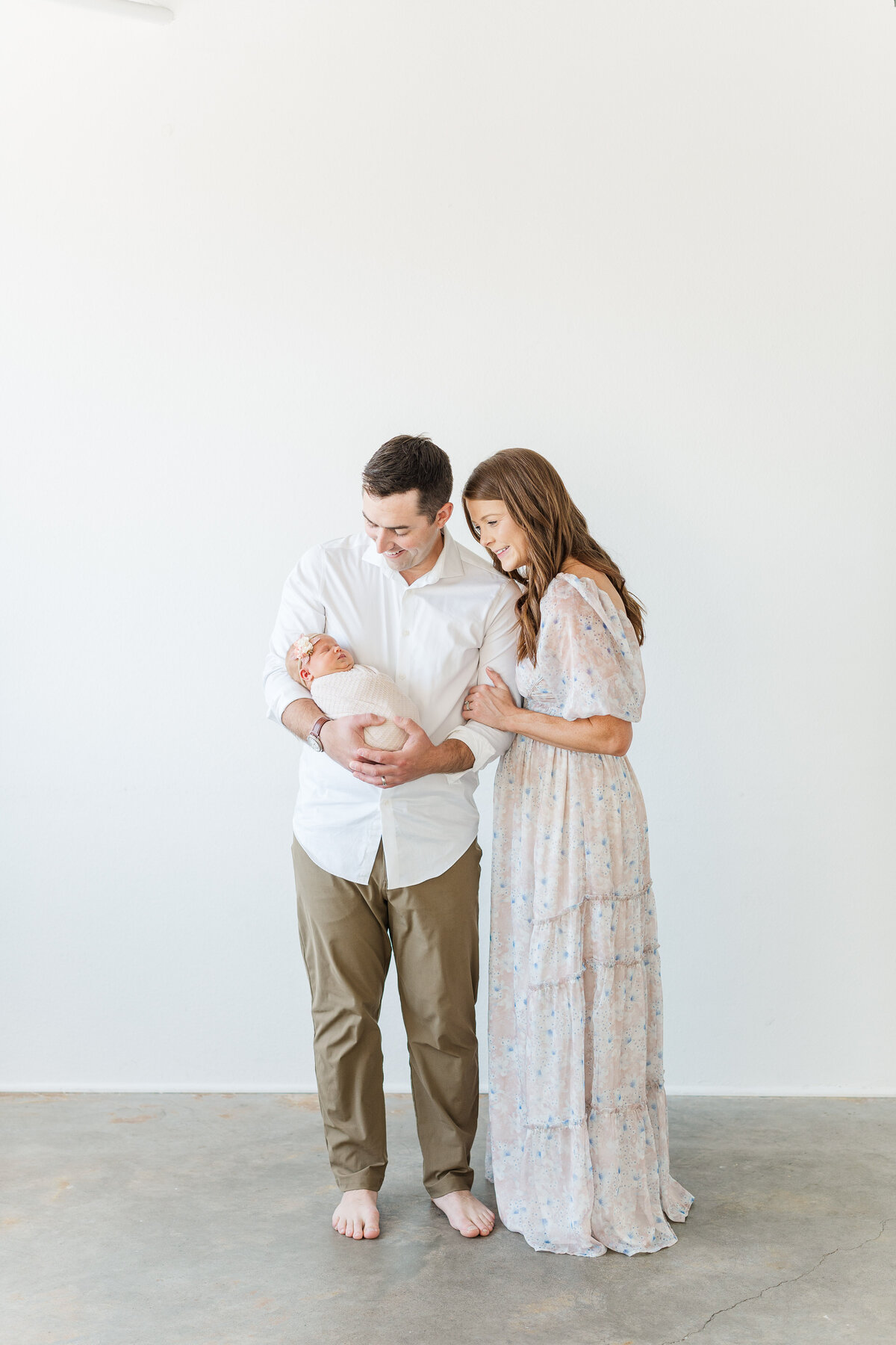Natural Light Studio Newborn Baby Girl Light and Airy Timeless Client Closet Elena Spraguer Photography 0054