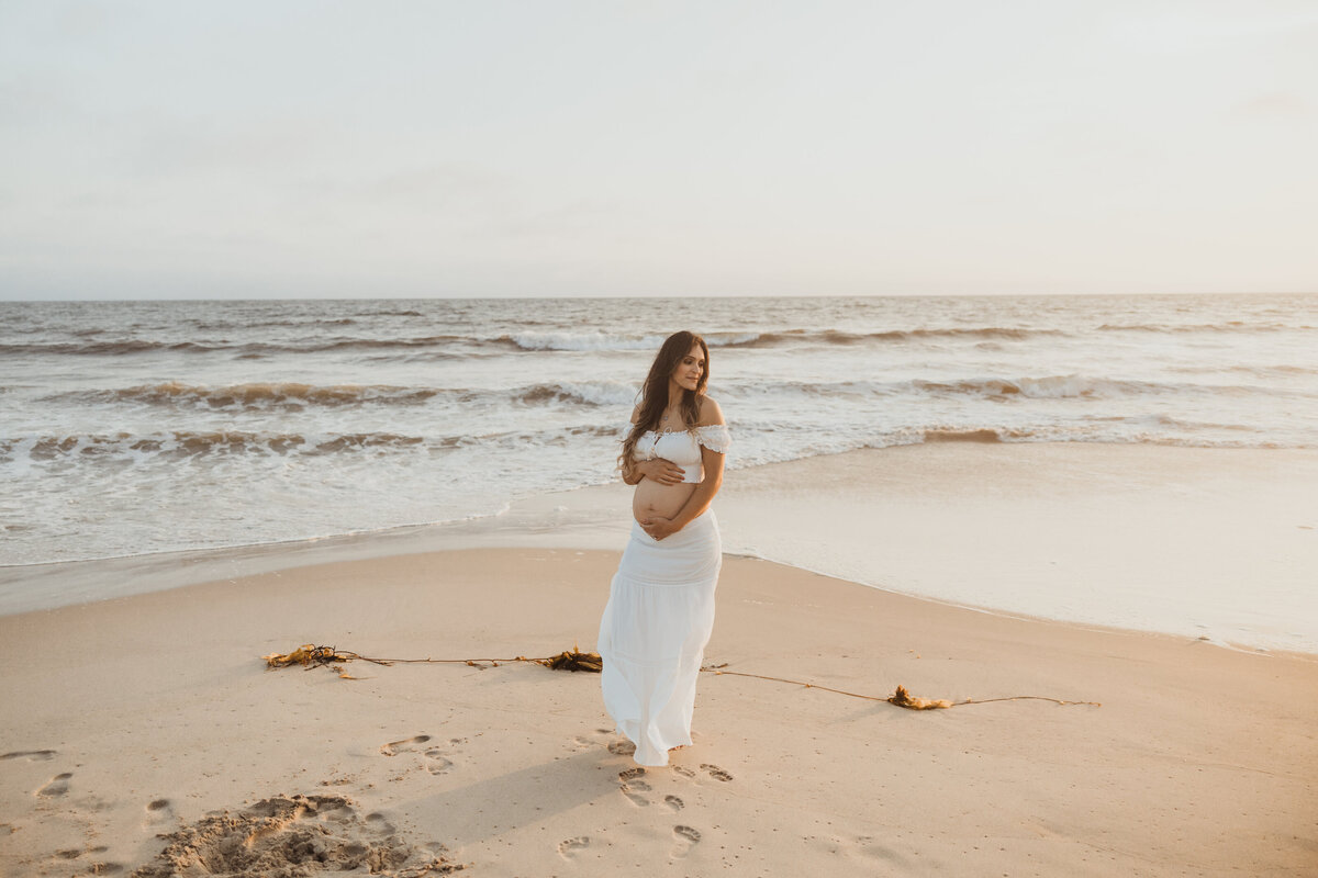 Santa Monica Beach Maternity Photography 58