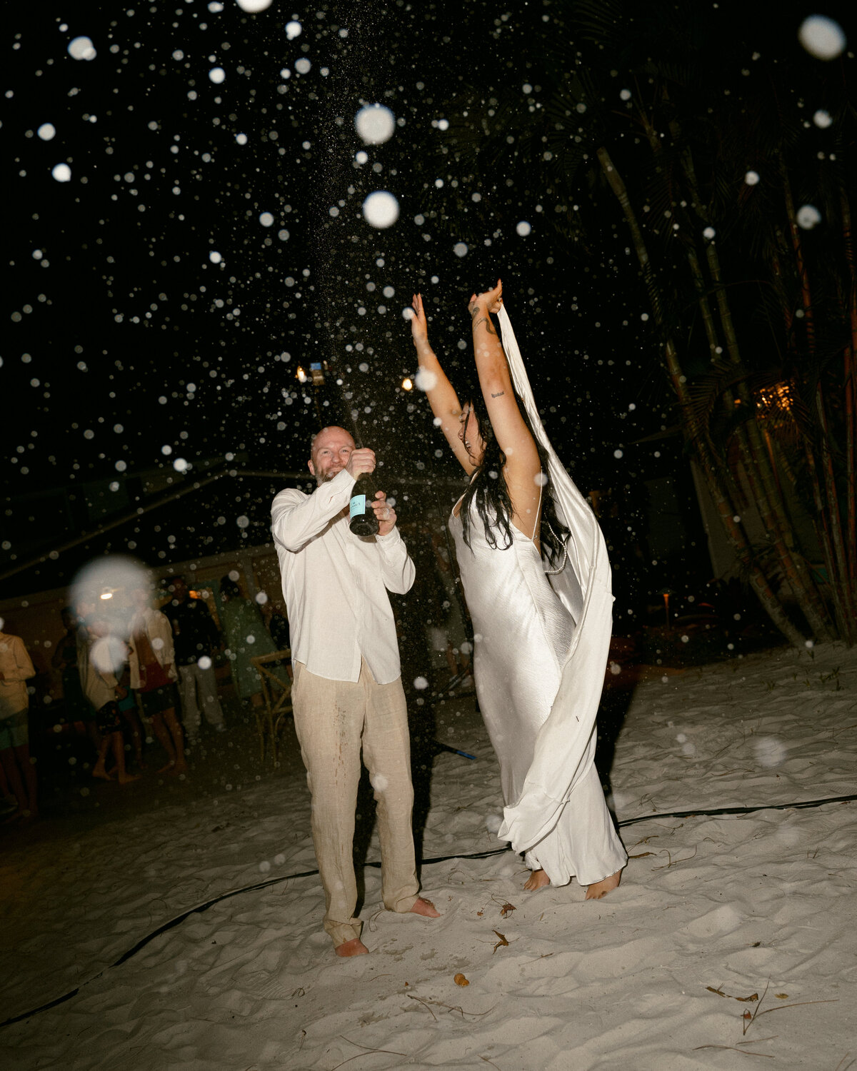 Stellar and Jakin partying the night away