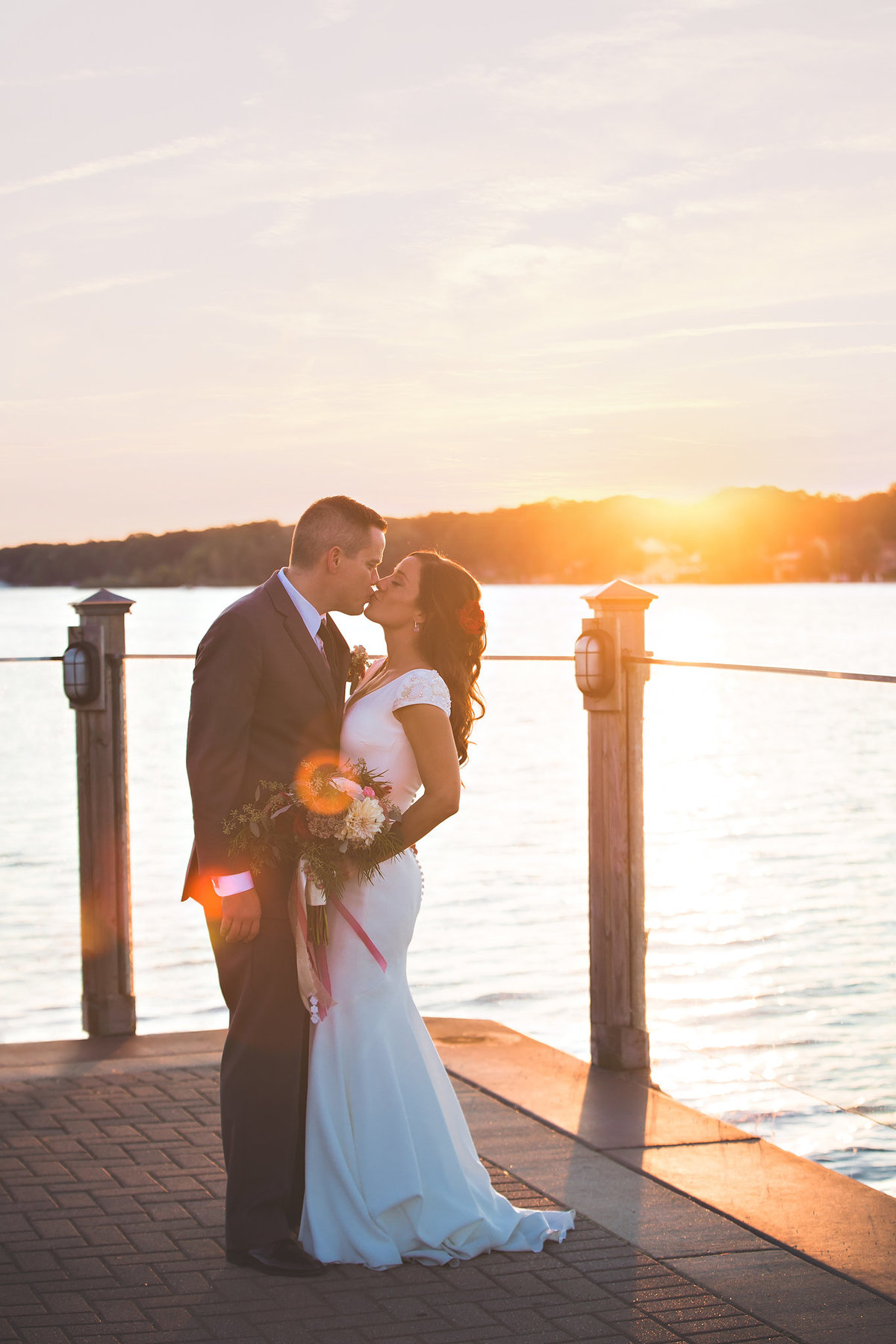 Boatwerks sunset wedding