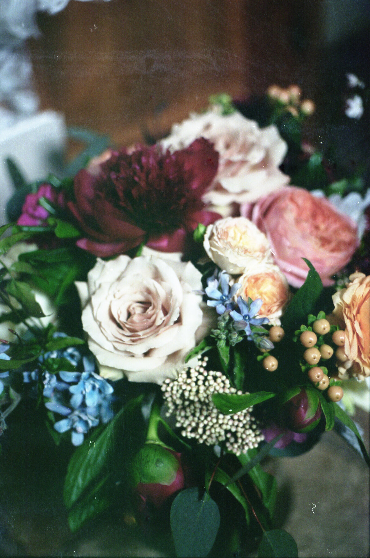 Columbia River Gorge Hotel Wedding 35mm Film Portra 400