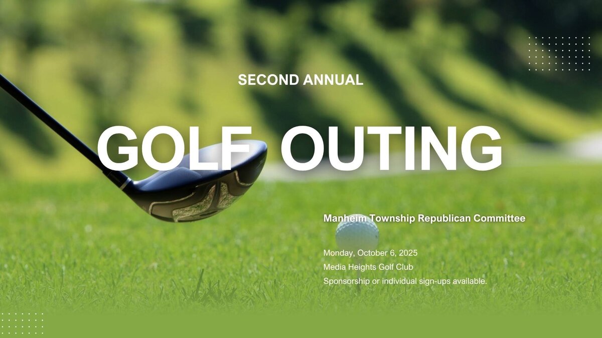 Green White Modern Clean Minimalist Golf Presentation
