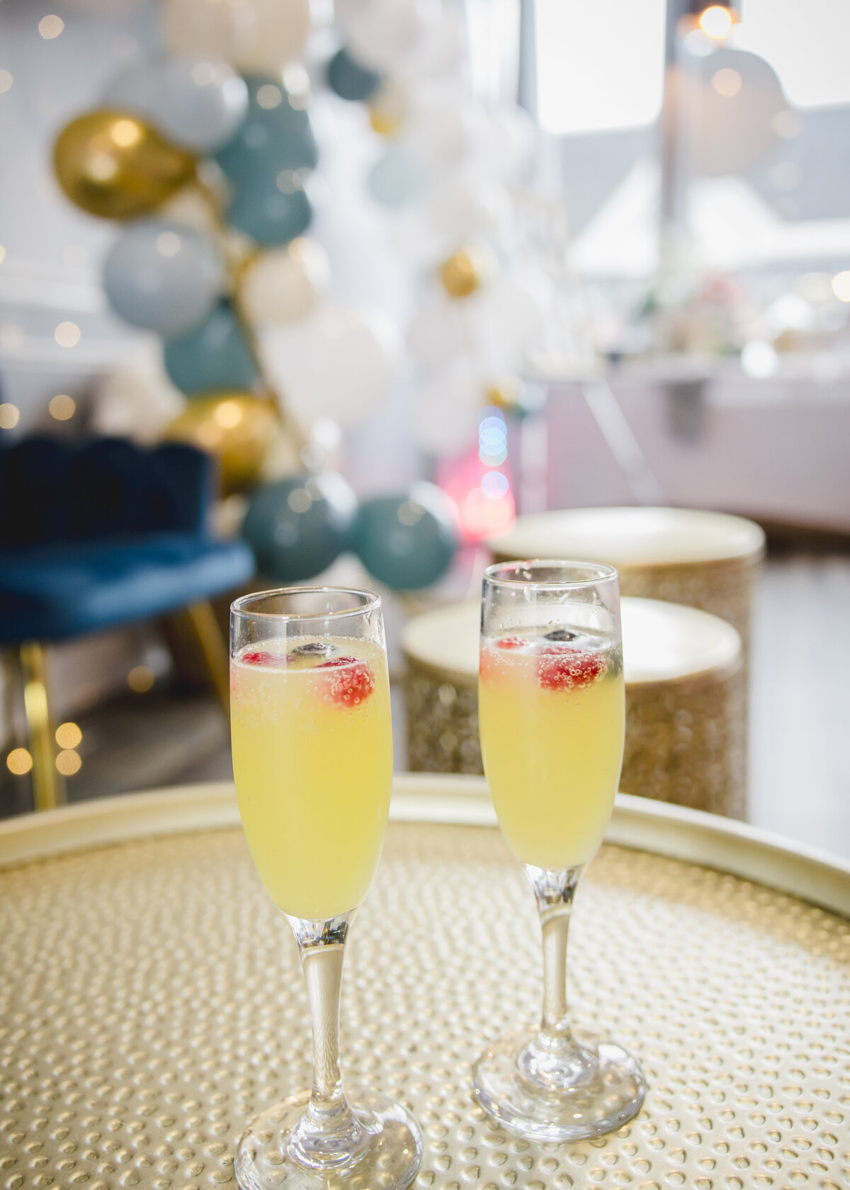 Champagne ready for a toast