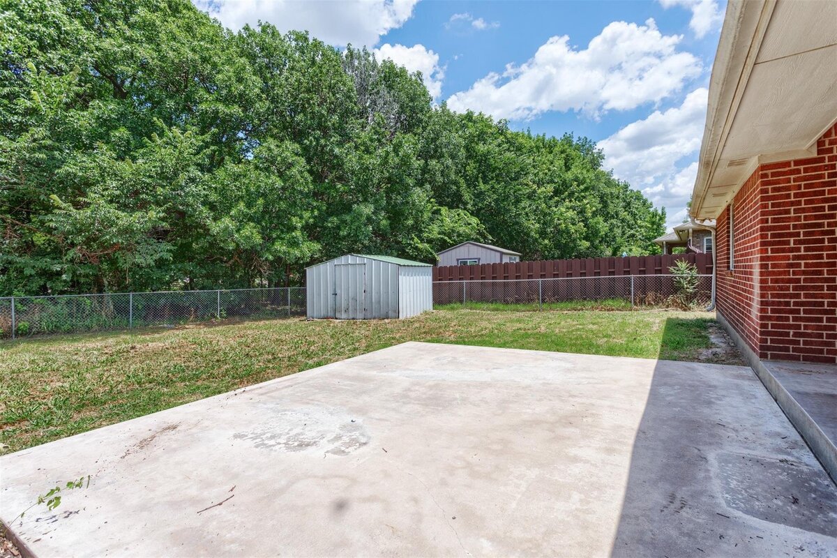 back yard