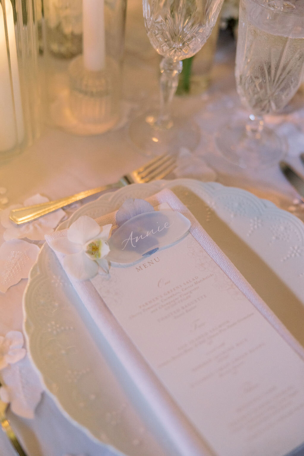 wedding-menu-romantic-beach-glass-calligraphy