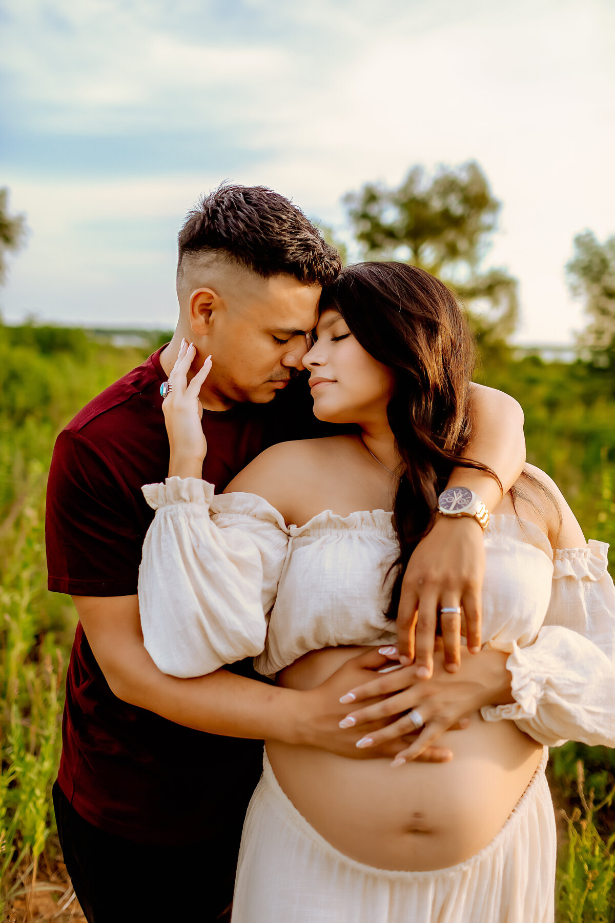 Couples maternity session | Burleson, TX Family and Newborn Photographer