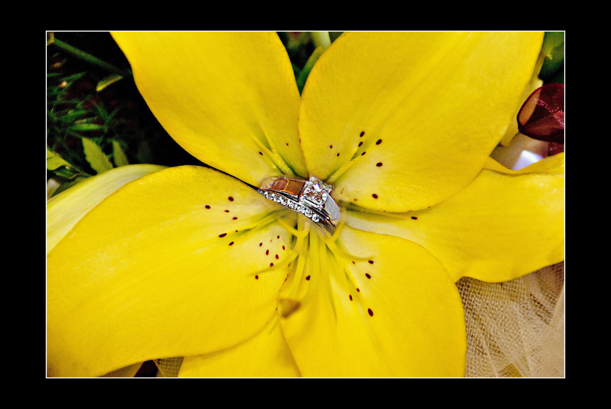 Flower and ring