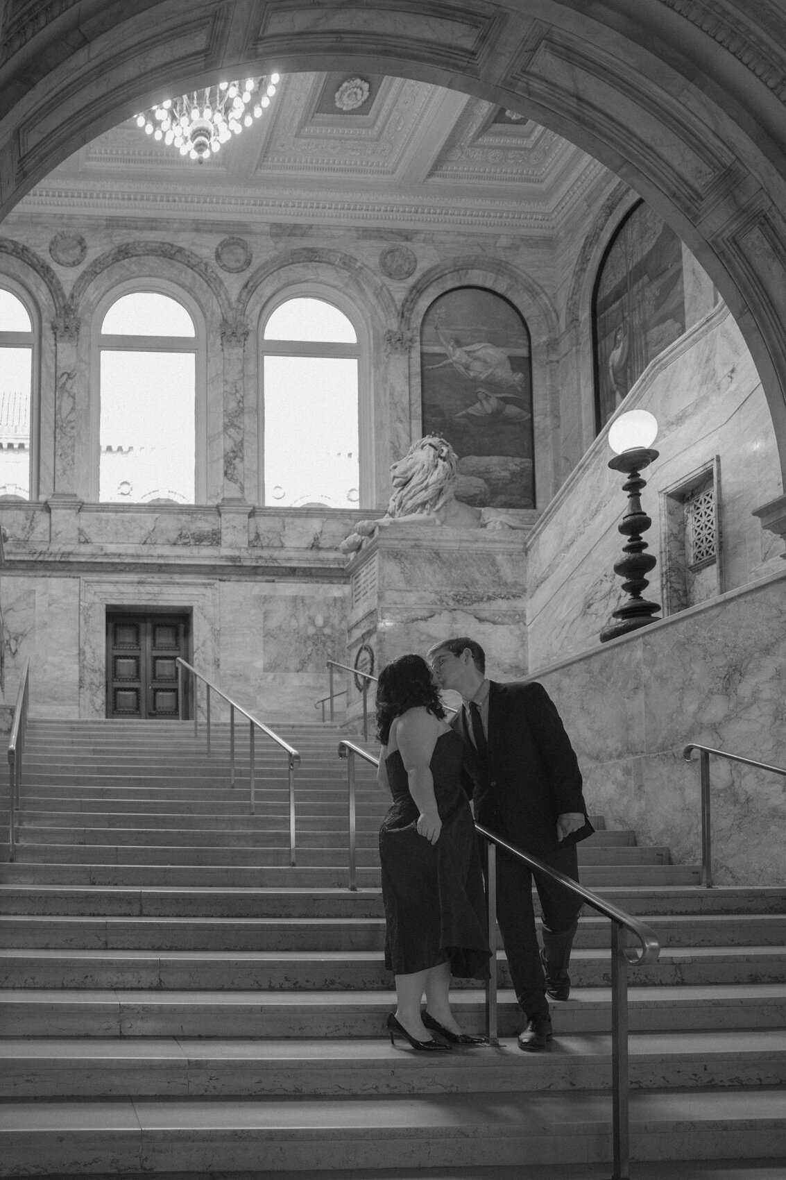 Boston Public Library Engagement Photos-Boston Wedding Photographer-13