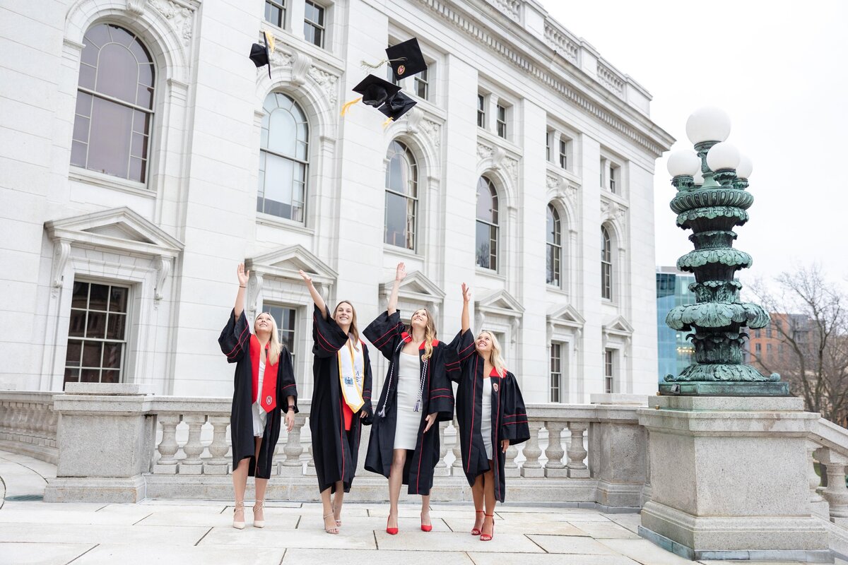 Wisconsin Capitol Graduation Photo