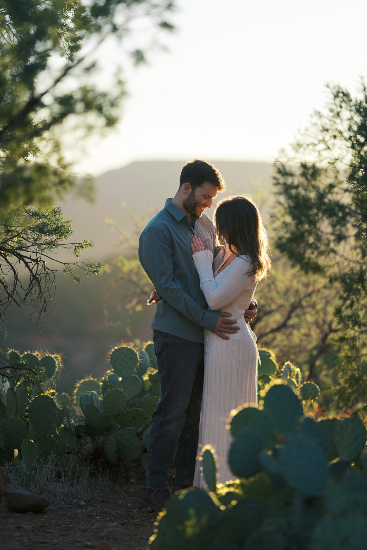 couple-lit-by-sun-cactus-engagement