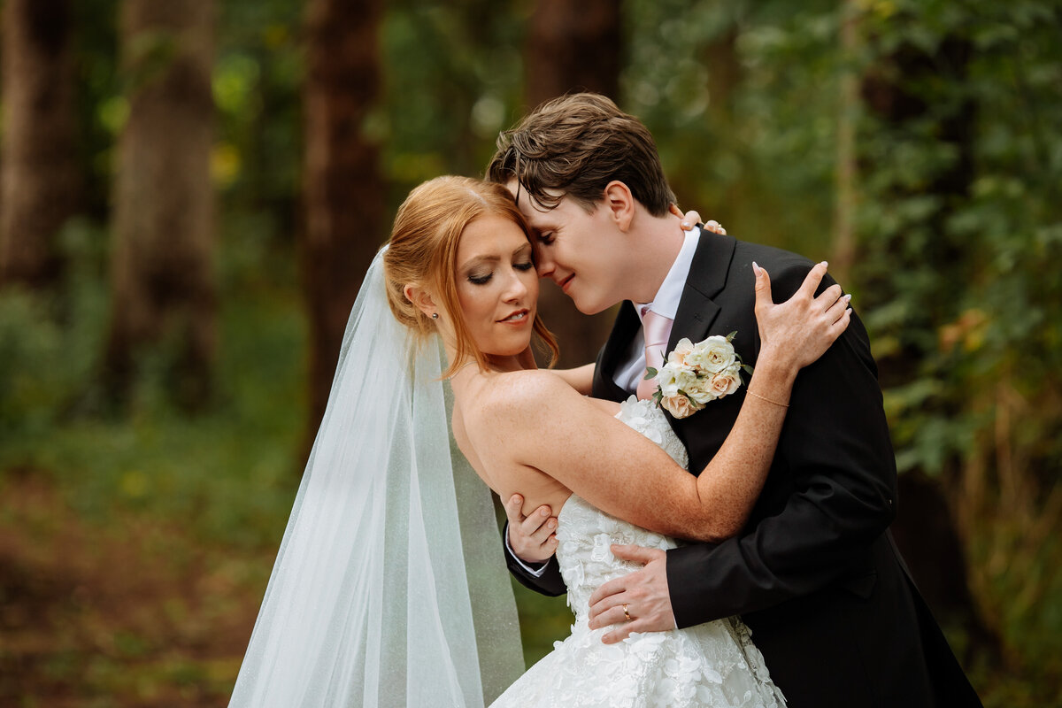 wedding in the woods