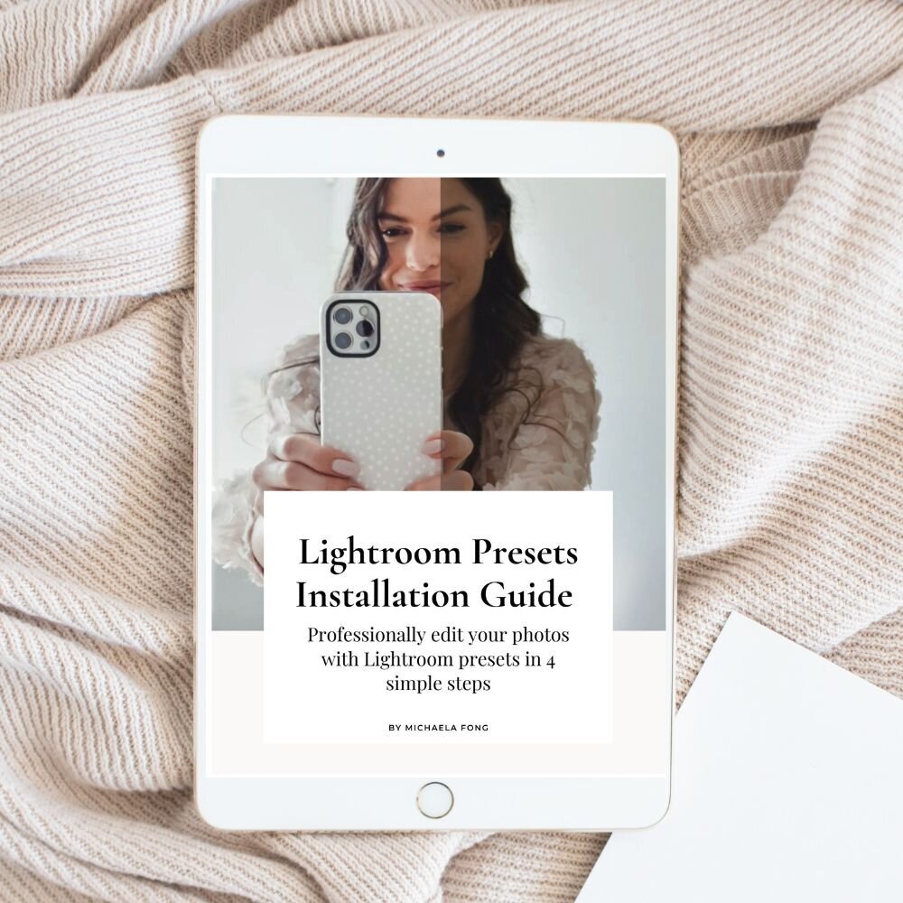Lightroom presets for small business owners